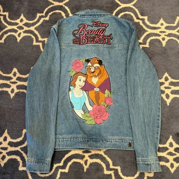 Cakeworthy Beauty and the Beast Jean Jacket - Picture 1 of 6